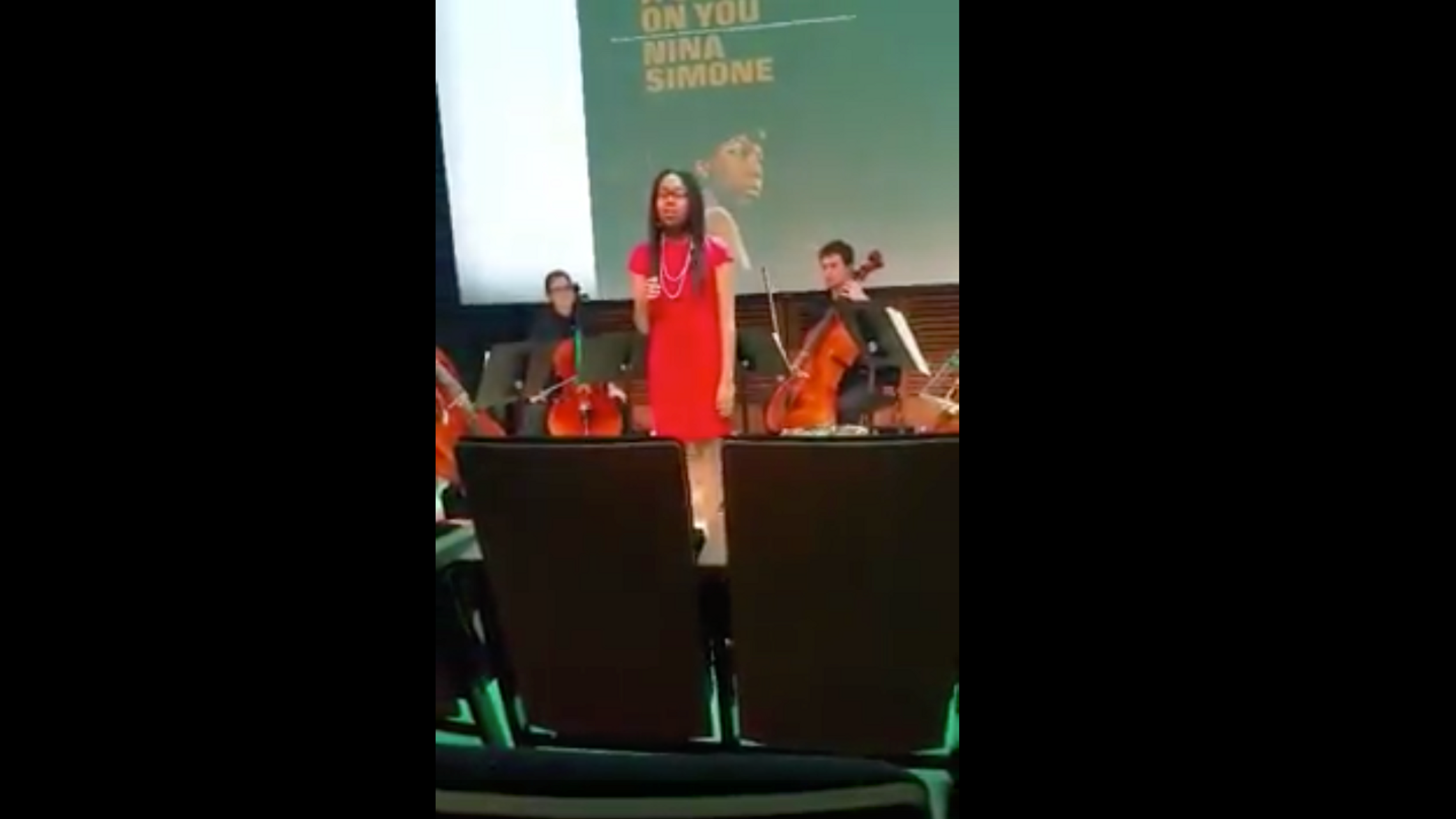 Micaela's performance with The Cello Project at Liberty.